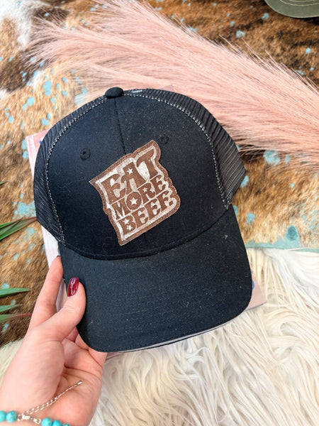 The Eat More Beef Black Cap