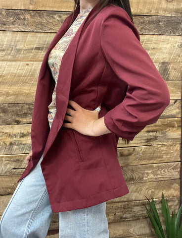 The Today Is Here Wine Blazer