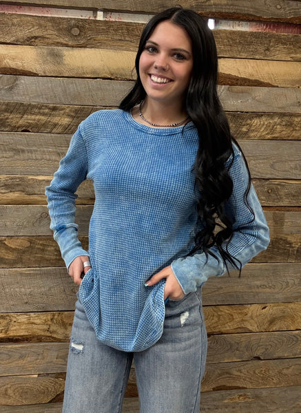 The Start This Way Blue Top