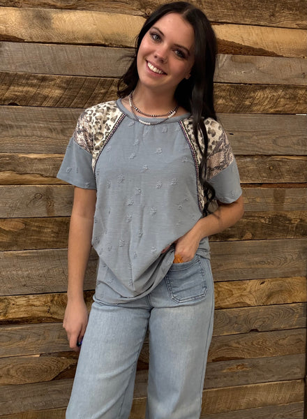 The Can't Wait For The Day Denim Top