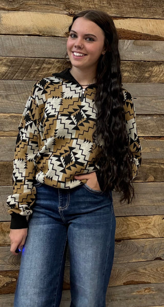 The Aztec Zip Sweatshirt