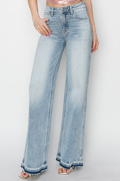 The Mary Lou Wide Leg Hem Jeans
