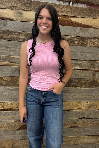 The Remember This Candy Pink Tank Top