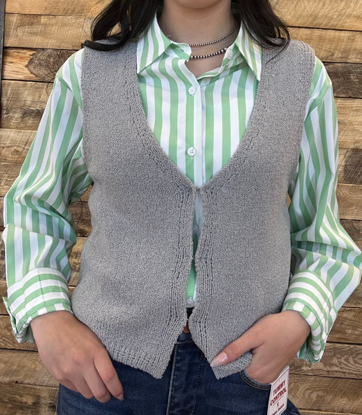 The Simple Stance Light Grey Vest