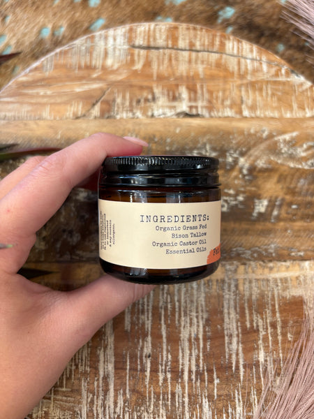 Small Grapefruit and Bergamot Face Fats Premium Whipped Bison Tallow