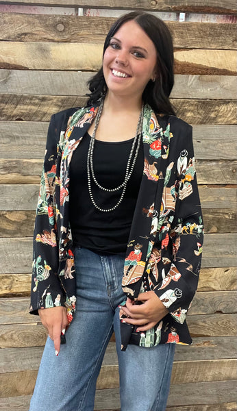 The Wagon Black Blazer