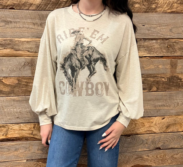 The Ride Em' Cowboy Vintage Sweatshirt