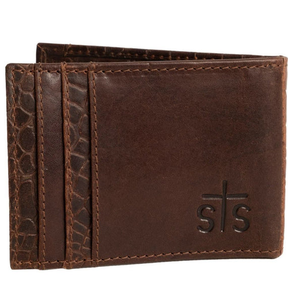 The Croc Money Clip Card Wallet