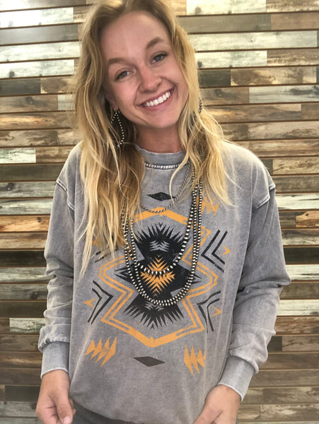 The Aztec Sands Dark Grey Sweatshirt