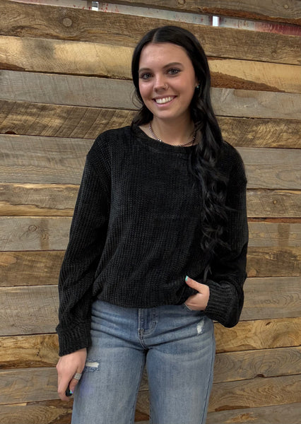 The Best Move Black Sweater