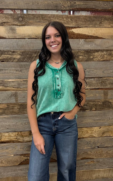 The Best Start Kelly Green Tank Top