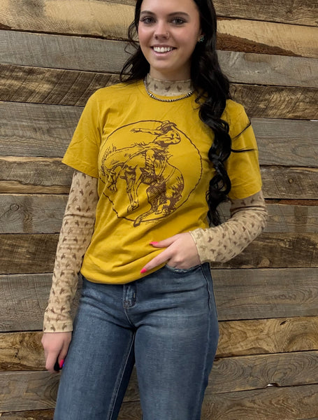 The Mustard Ride It Cowboy Tee