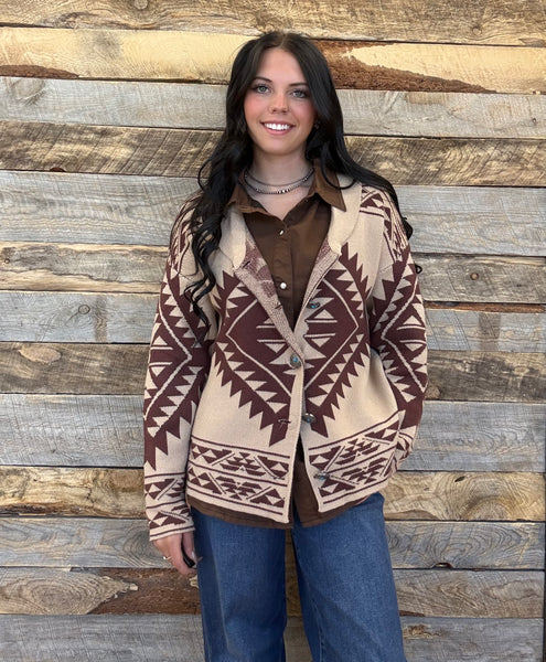 The Aztec Start Cardigan Sweater