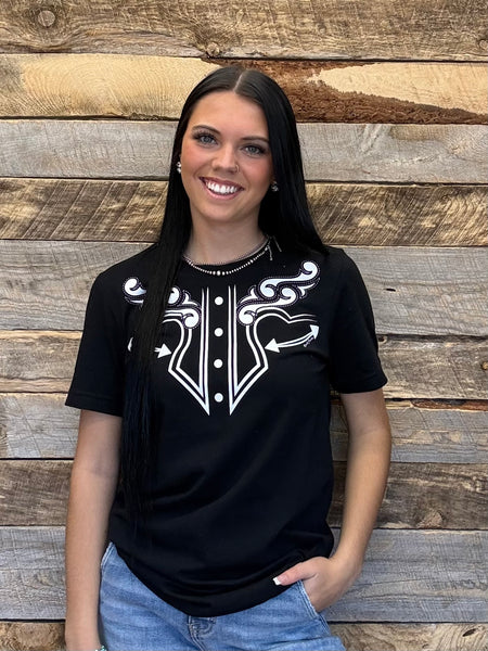 The Tux Black Tee
