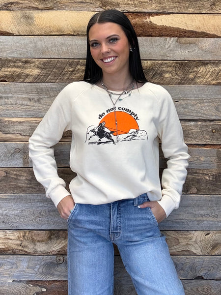 The Do Not Comply Cream Sweatshirt