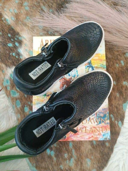 The All Day Wedge Black Sneaker