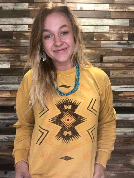 The Aztec Sands Mustard Sweatshirt