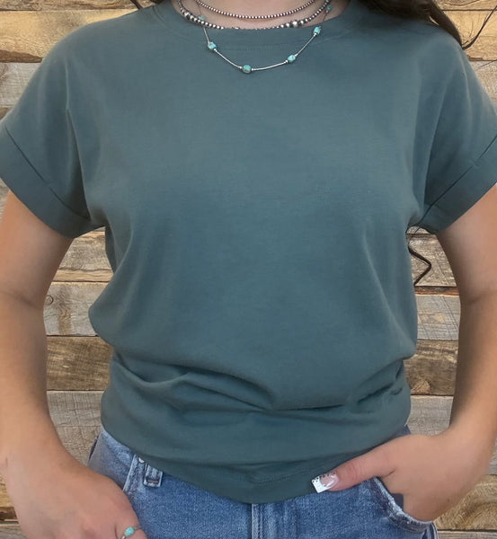 The Take It Basic Jade Top