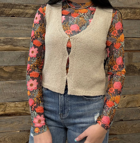 The Simple Stance Sand Beige Vest