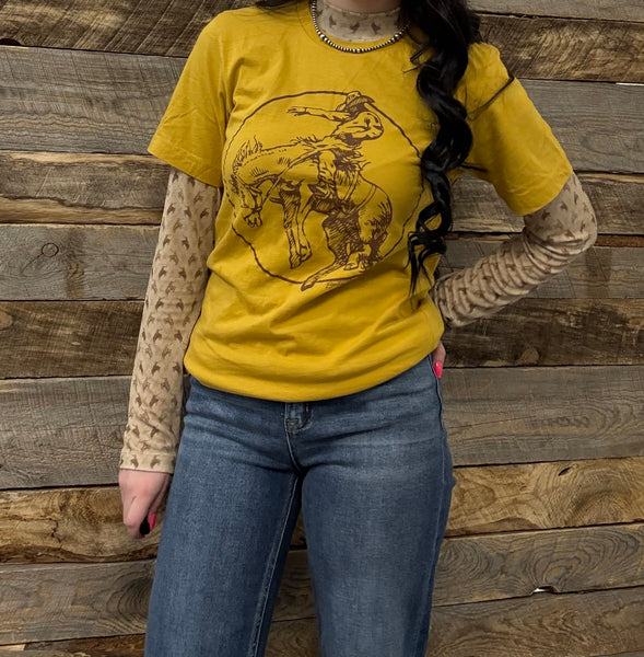 The Mustard Ride It Cowboy Tee