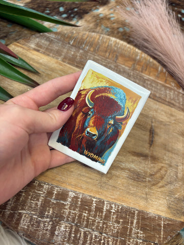 The Wyoming Buffalo Magnet