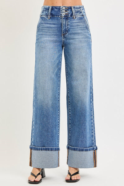The Connie High Rise Wide Leg Jeans