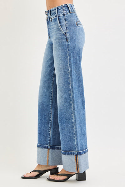The Connie High Rise Wide Leg Jeans