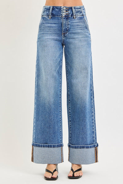 The Connie High Rise Wide Leg Jeans