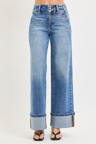 The Connie High Rise Wide Leg Jeans