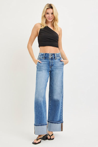 The Connie High Rise Wide Leg Jeans