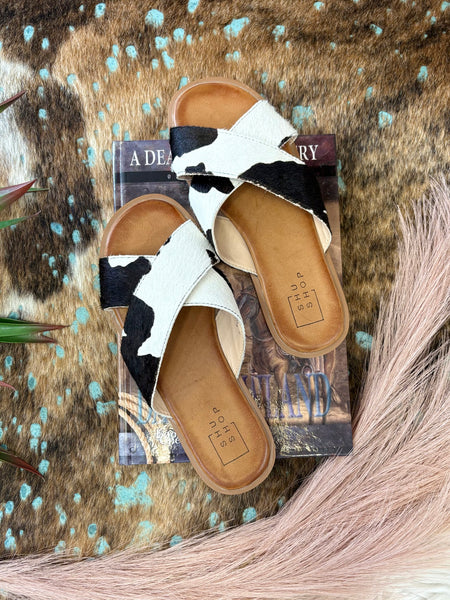 The Best Summer Cow Print Sandal