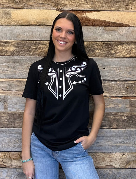The Tux Black Tee
