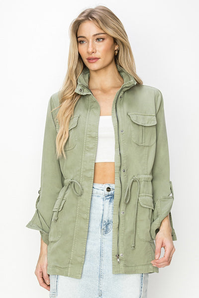 The Watch Out Sage Jacket