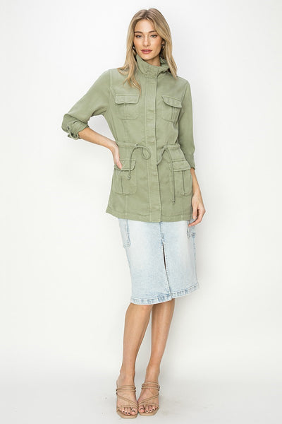 The Watch Out Sage Jacket