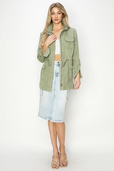 The Watch Out Sage Jacket