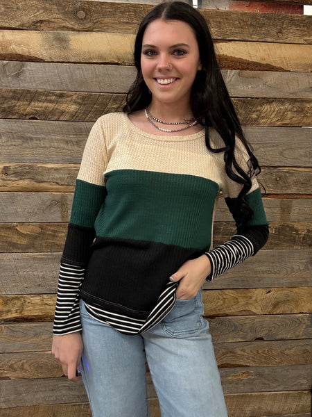 The Start This Today Green Top