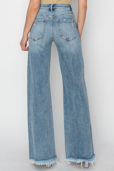 The Constance High Rise Wide Leg Jeans