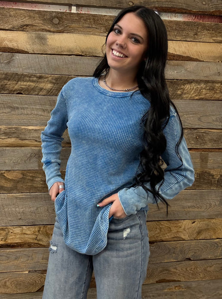 The Start This Way Blue Top