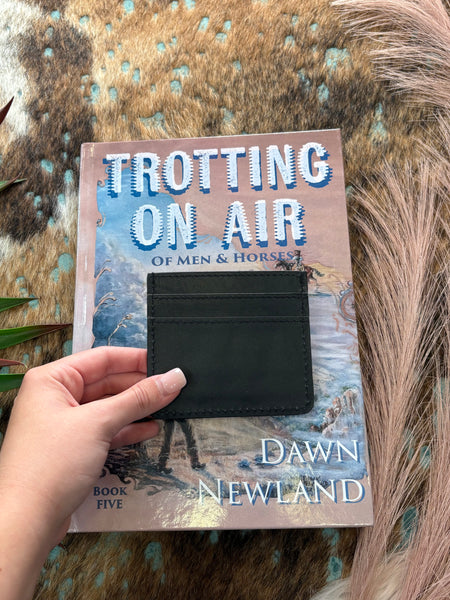 The Boot Stitch Black Card Wallet