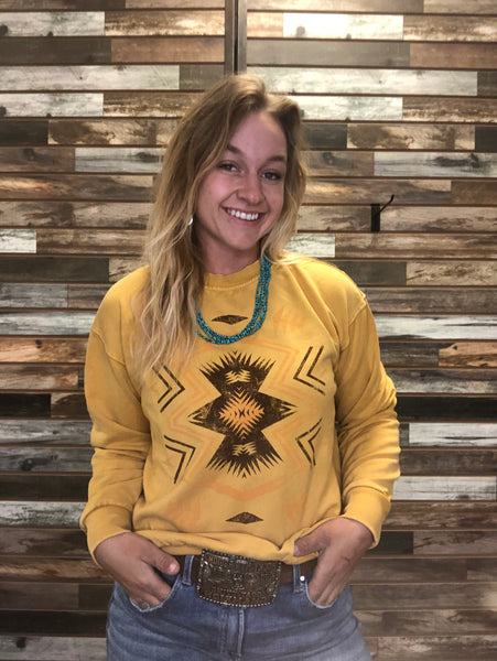 The Aztec Sands Mustard Sweatshirt