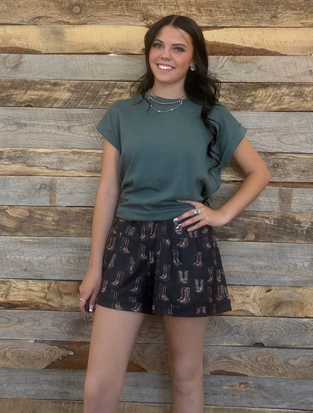 The Take It Ash Basic Jade Top