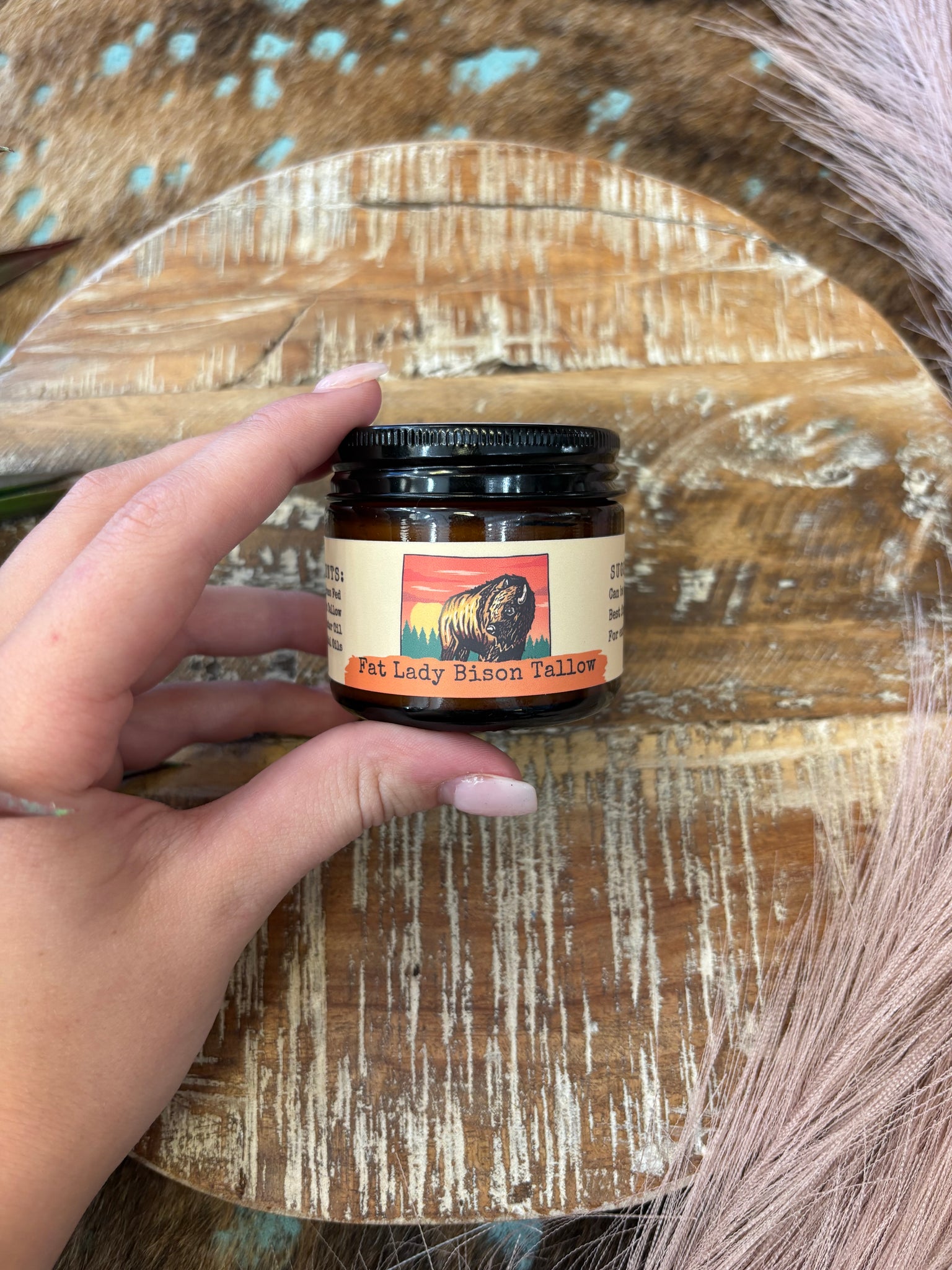 Small Lavender & Chamomile Face Fats Premium Whipped Bison Tallow