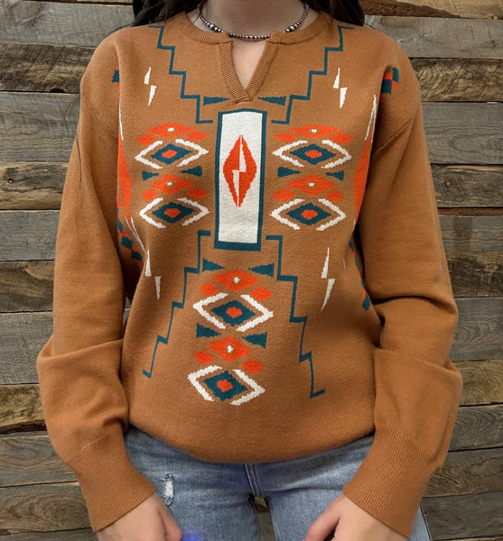 The Aztec Start Sweater