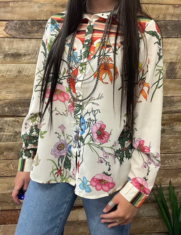 The Perfect Days Floral Serape Top Cardigan