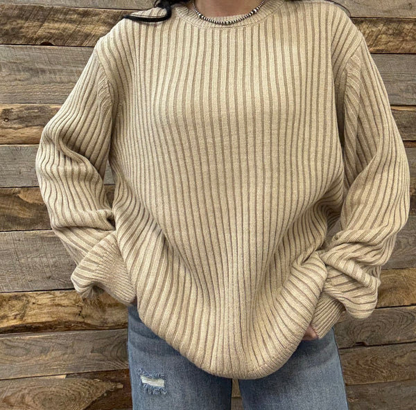 The New Way Light Mocha Sweater