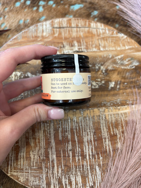 Small Sweet Tobacco and Teakwood Face Fats Premium Whipped Bison Tallow