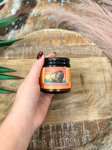 Coffee, Amber and Sandalwood Premium Body Blend Whipped Bison Tallow