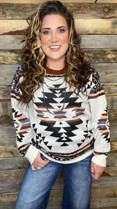 The Aztec Knit Sweater