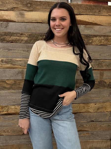 The Start This Today Green Top