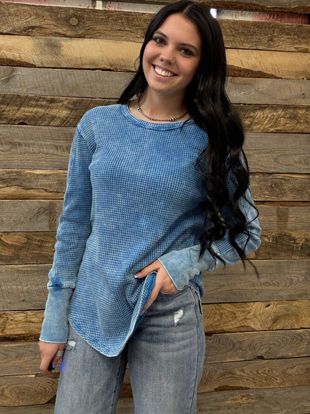 The Start This Way Blue Top